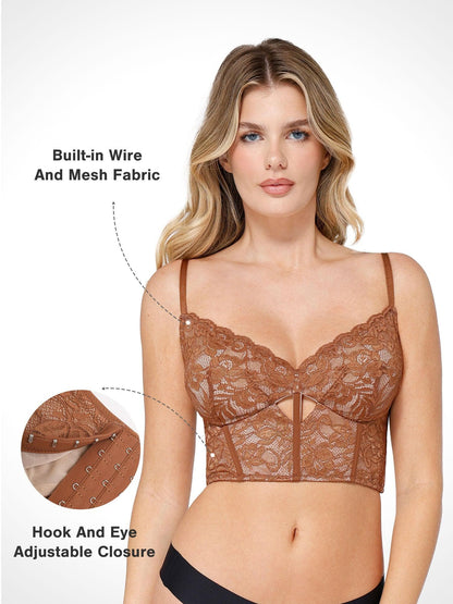 Soutien-gorge en dentelle shapewear ou jupe midi amincissante