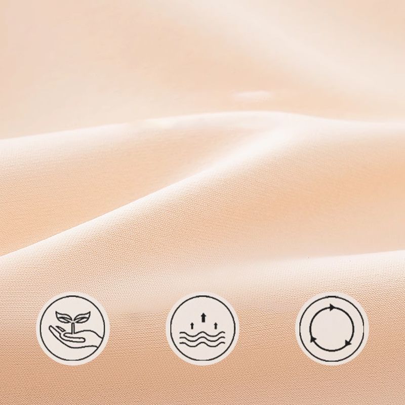 Sous-vêtements féminins taille haute en soie glacée avec contrôle de l'abdomen Hip-lifting